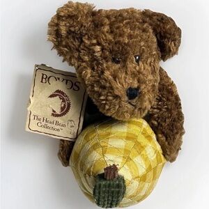 1988 Boyds Bosc P. Pearsley The Head Bean Collection Rare Vintage Bear Retired